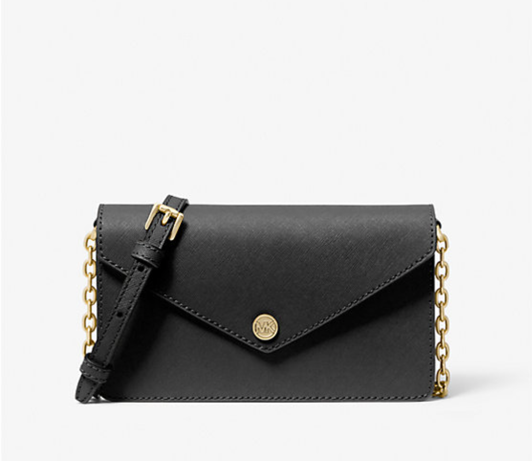 Saffiano Leather Envelope Bag